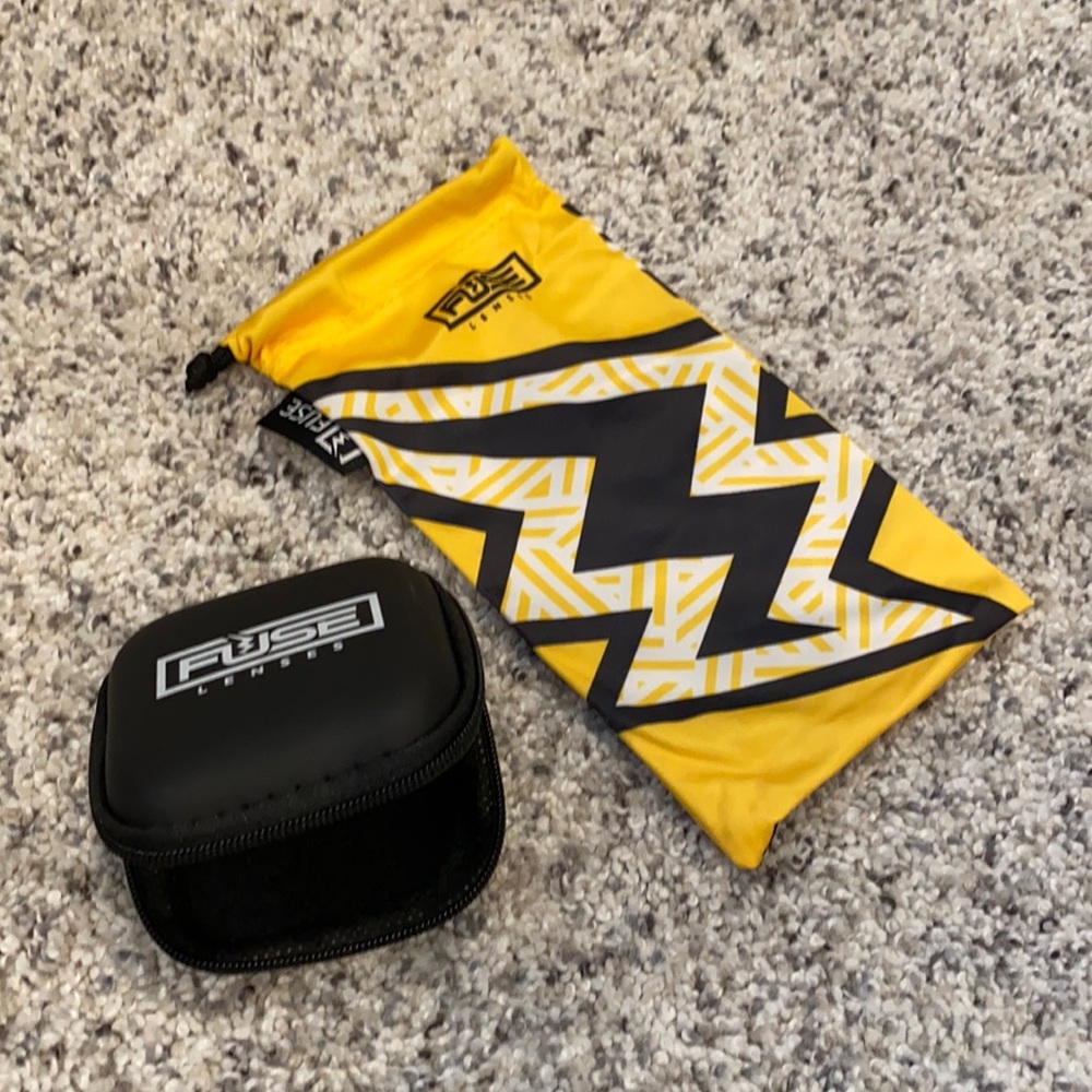 Fuse lenses case and sunglass sock cover